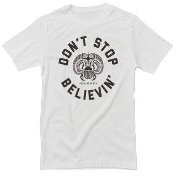 T-shirt Journey Don't Stop Believin' Circle White S T-shirt - 1