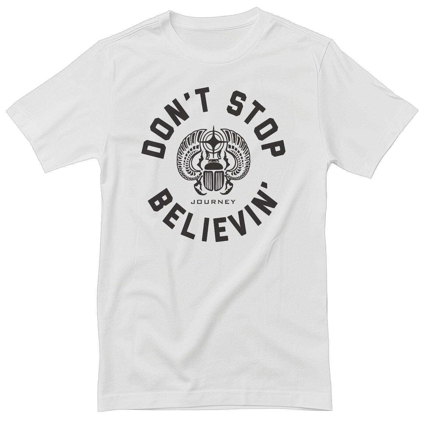 T-shirt Journey Don't Stop Believin' Circle White XL T-shirt