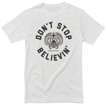 T-shirt Journey Don't Stop Believin' Circle White XL T-shirt - 1