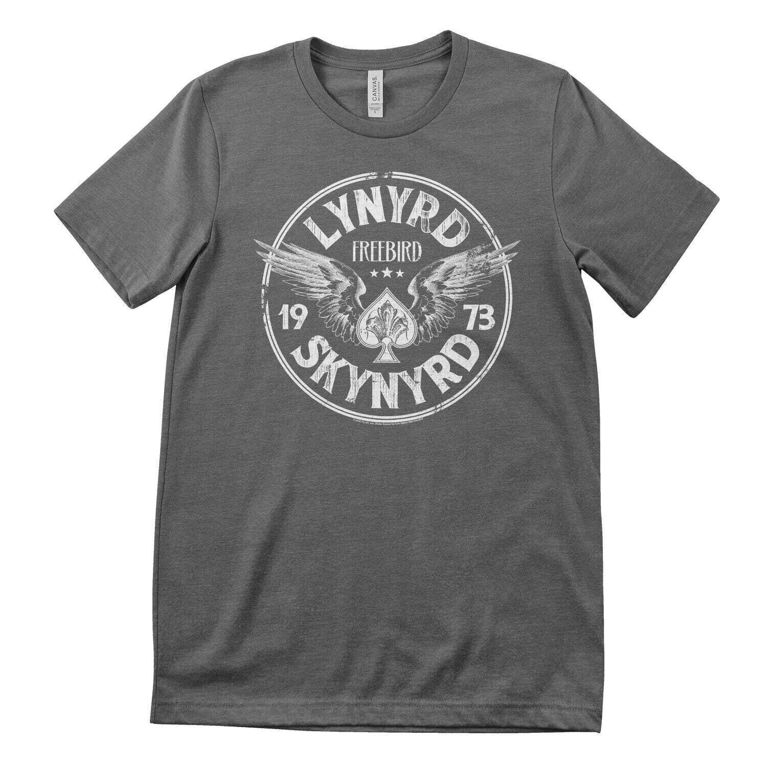 T-Shirt Lynyrd Skynyrd 1973 Circle Patch Dark Grey L T-Shirt
