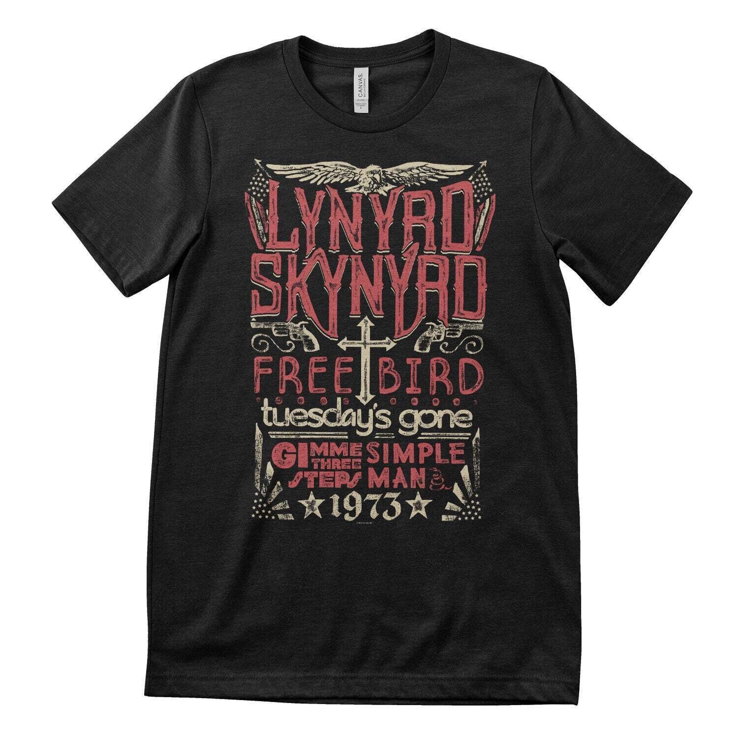 T-särk Lynyrd Skynyrd Free Bird Black 2XL T-särk