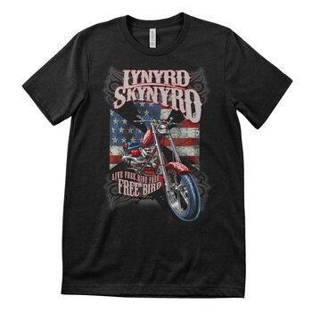 Paita Lynyrd Skynyrd Live Free Black 3XL Paita - 1