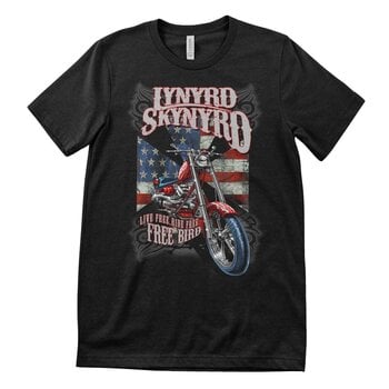 T-Shirt Lynyrd Skynyrd Live Free Black L T-Shirt - 1
