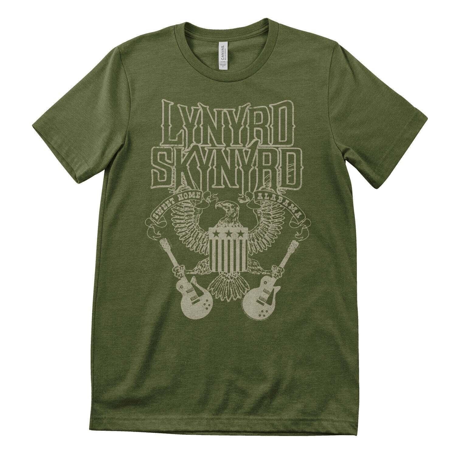 T-särk Lynyrd Skynyrd Sweet Home Alabama Olive 2XL T-särk