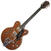 Semi-Acoustic Guitar Gretsch G6620T Players Edition Nashville Round-up Orange