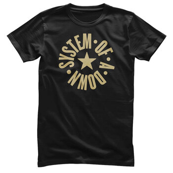 T-shirt System of a Down Circle Star Logo Black 3XL T-shirt - 1