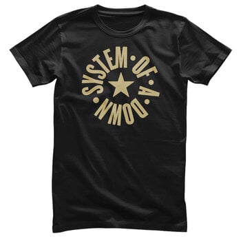 T-särk System of a Down Circle Star Logo Black 5XL T-särk - 1