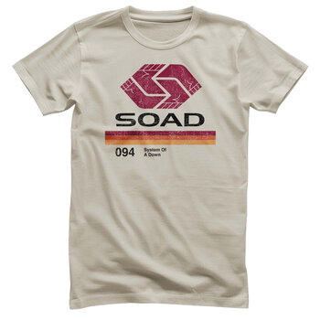 T-shirt System of a Down Imaginary Eight Track Khaki S T-shirt - 1