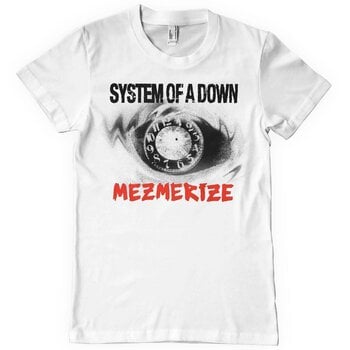 T-Shirt System of a Down Mezmerize Clock White XL T-Shirt - 1