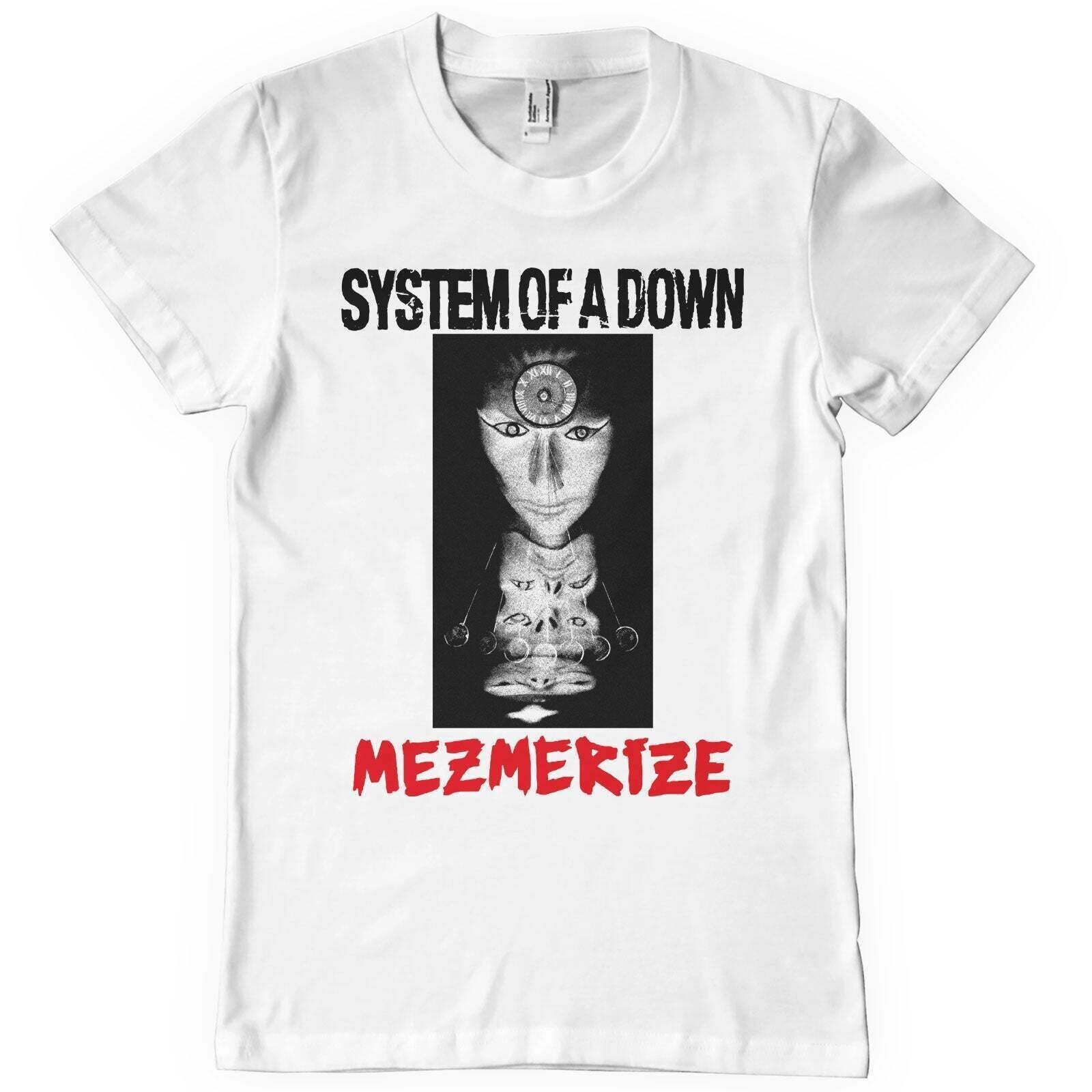 T-shirt System of a Down Mezmerize White XL T-shirt