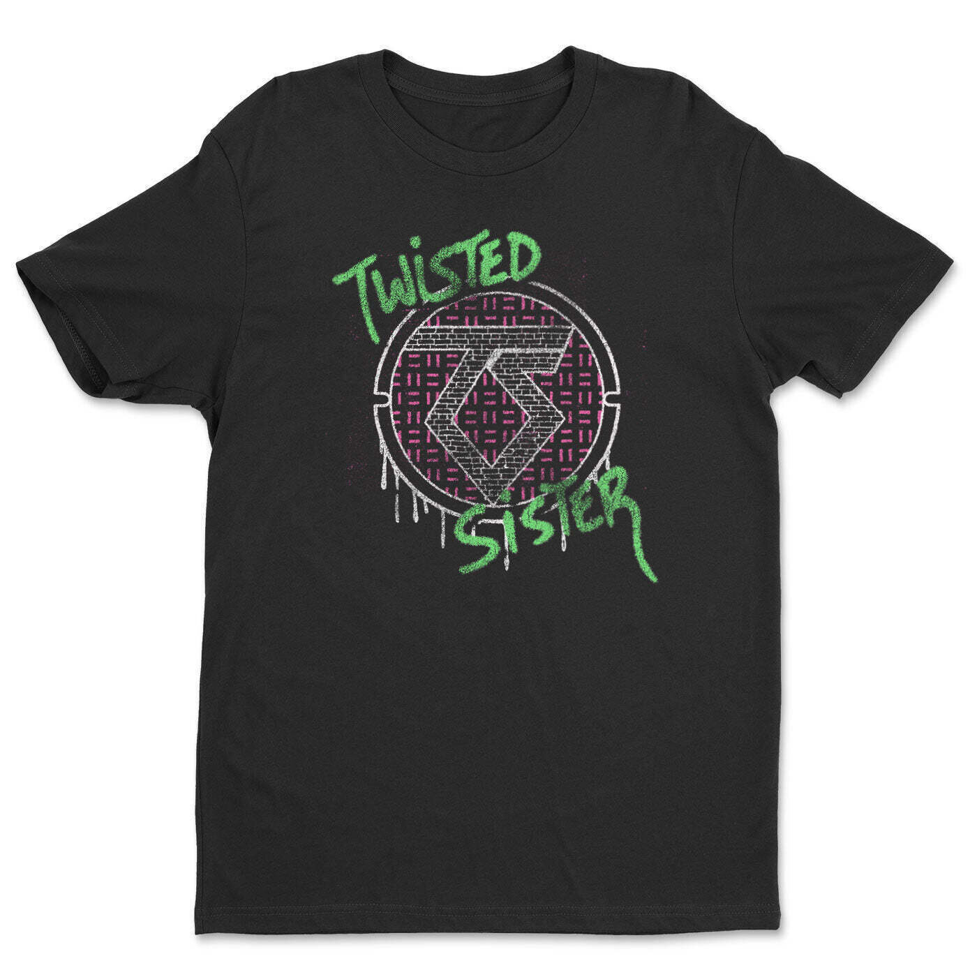 Koszulka Twisted Sister Bone Splash Black 5XL Koszulka