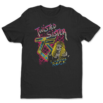 Koszulka Twisted Sister I Wanna Rock Black 5XL Koszulka - 1