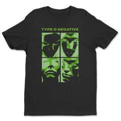 Skjorte Type O Negative Faces Black 3XL Skjorte