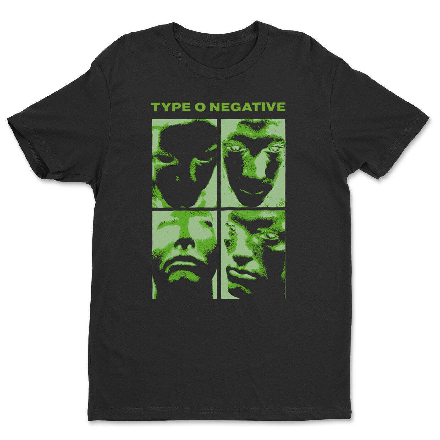 T-särk Type O Negative Faces Black L T-särk