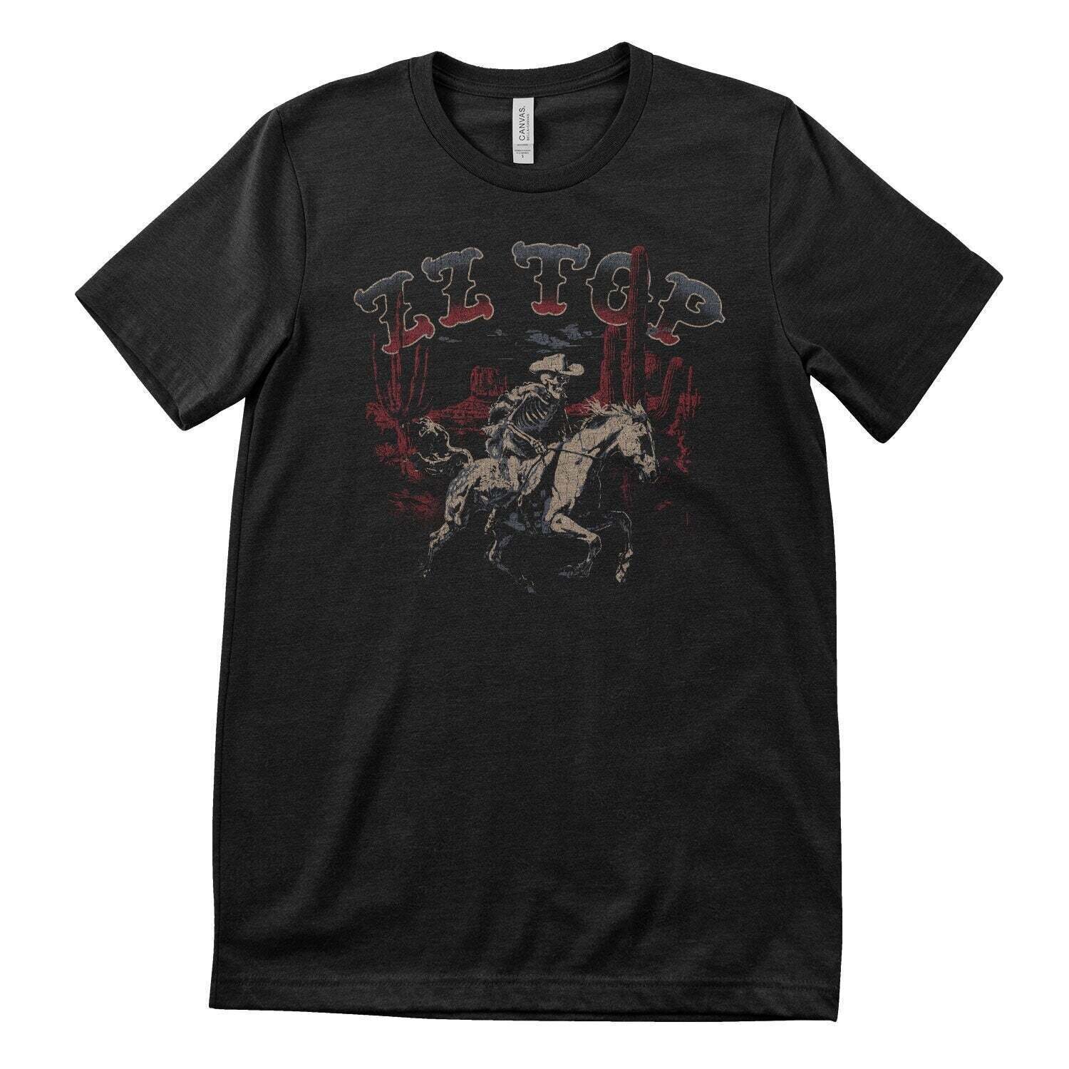 Skjorte ZZ Top Skeleton Cowboy Black 3XL Skjorte