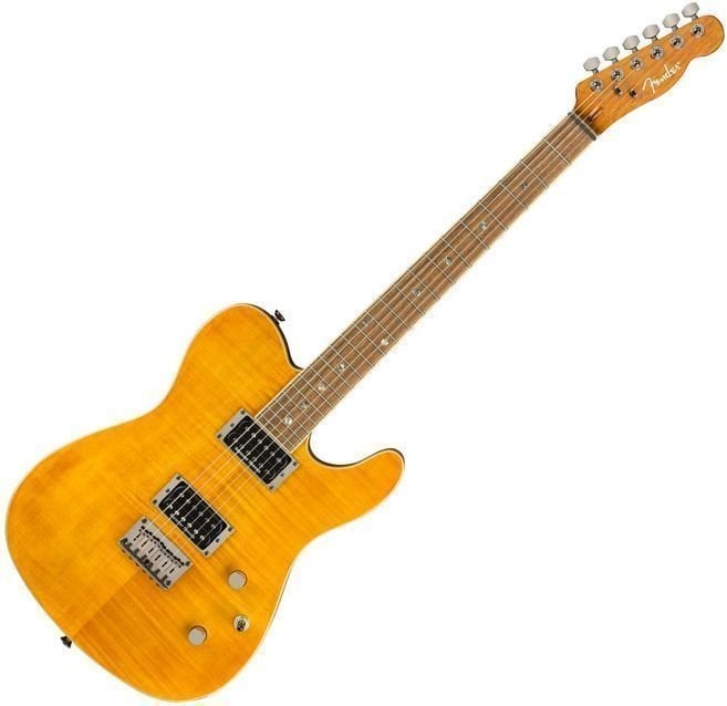 Elektrisk gitarr Fender Special Edition Custom Telecaster FMT HH IL Amber