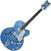 Guitare semi-acoustique Gretsch G6136T-59 Limited Edition Falcon Ebony Lake Placid Blue