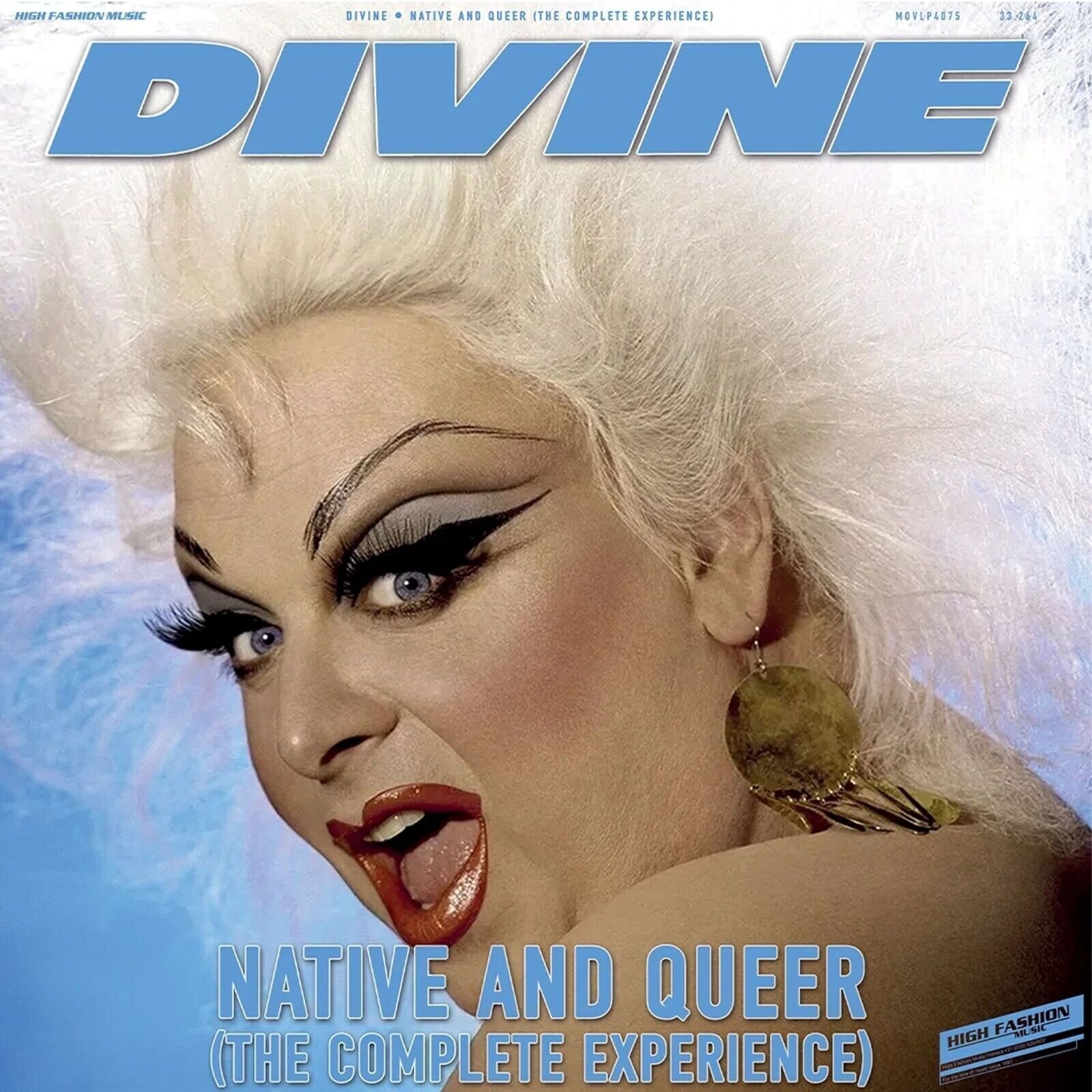 Schallplatte Divine - Native And Queer: The Complete Experience (Reissue) (Limited/Numbered Edition) (Translucent Blue Splatter Coloured) (LP)