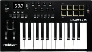 Master Keyboard Nektar Impact LX25 mk3 Black Master Keyboard