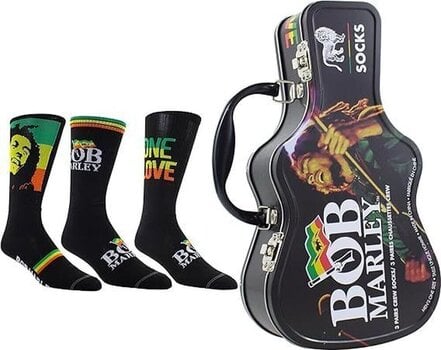 Чорапи Bob Marley Socks 3 Pack In Guitar Tin One Size Чорапи - 1