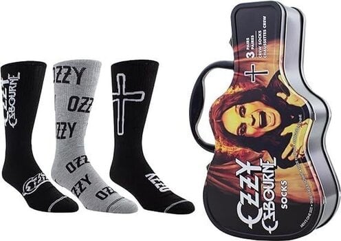 Чорапи Ozzy Osbourne Socks 3 Pack In Guitar Tin One Size Чорапи - 1