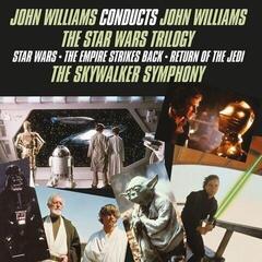 Vinilinė plokštelė John Williams - John Williams Conducts John Williams - The Star Wars Trilogy (Reissue) (45 RPM) (Limited/Numbered Edition) (Half Green/Half White Coloured) (180 g) (2 LP)