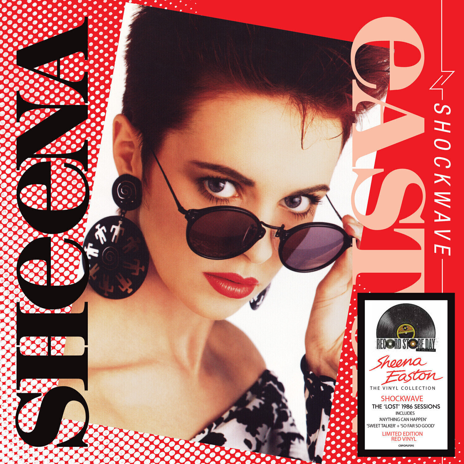 Vinüülplaat Sheena Easton - Shockwave (RSD 2026) (Indie Exclusive) (Transparent Red Vinyl With New Artwork) (LP)