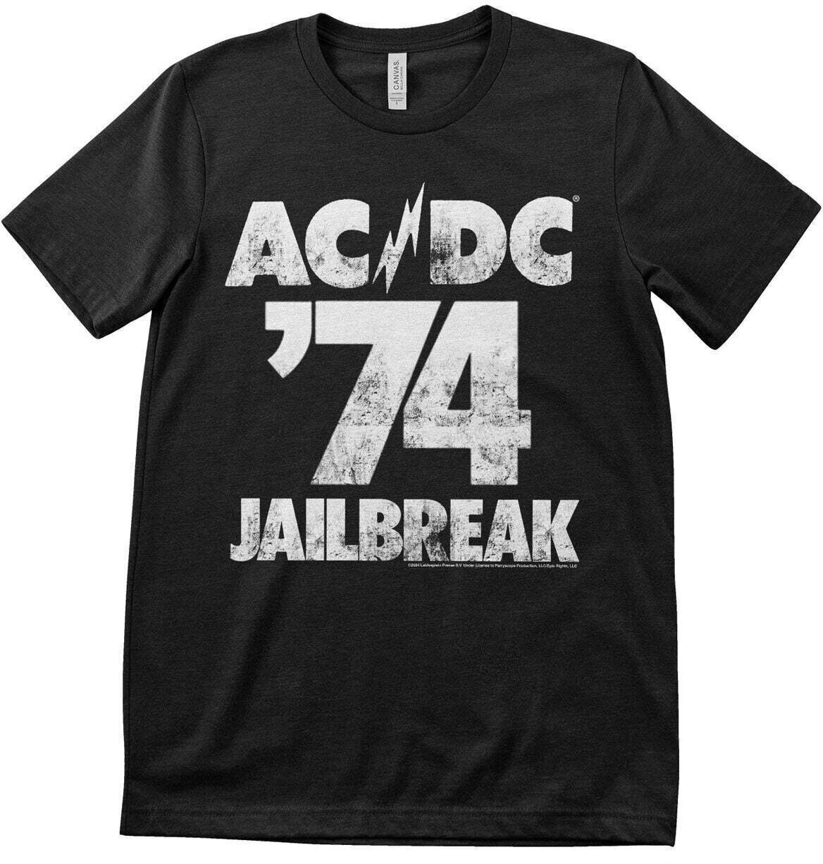 Koszulka AC/DC 74 Jailbreak Black 5XL Koszulka