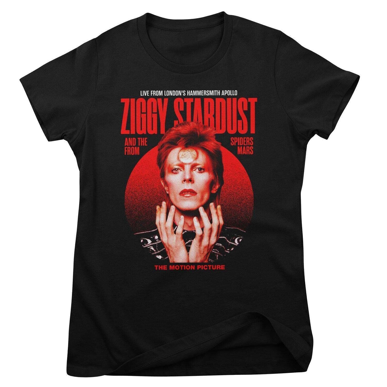 T-shirt David Bowie Ziggy Stardust Motion Picture Black S Feminino T-shirt