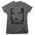 T-shirt Blondie Face Dark Grey M Feminino T-shirt