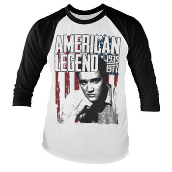 Shirt Elvis Presley American Legend White/Black 2XL Shirt - 1