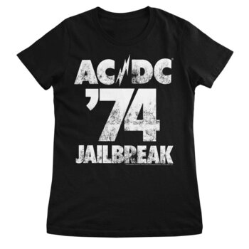 Skjorte AC/DC 74 Jailbreak Black XL Dame Skjorte - 1