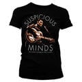 Elvis Presley Suspicious Minds Black M Femme T-shirt
