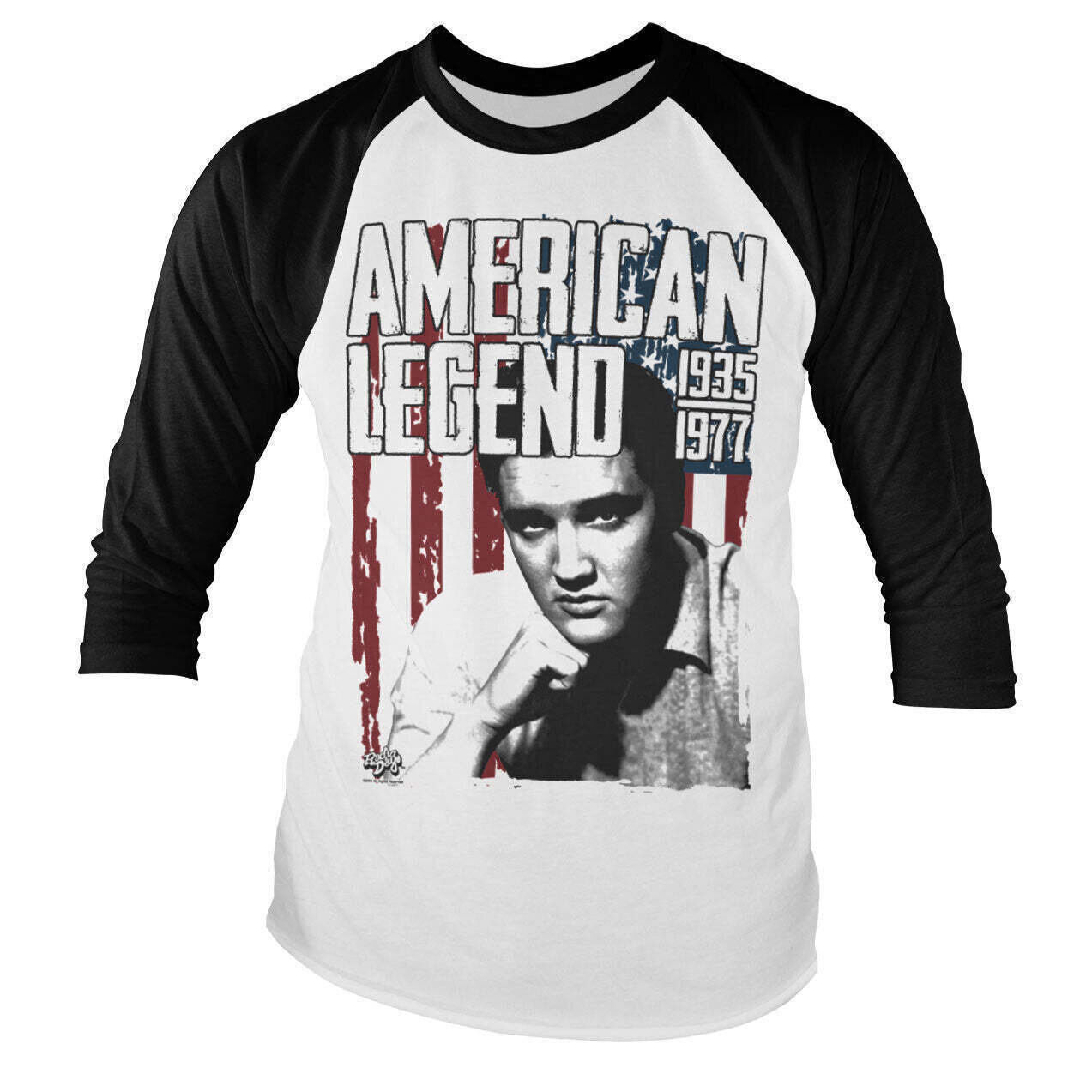 T-shirt Elvis Presley American Legend White/Black S T-shirt