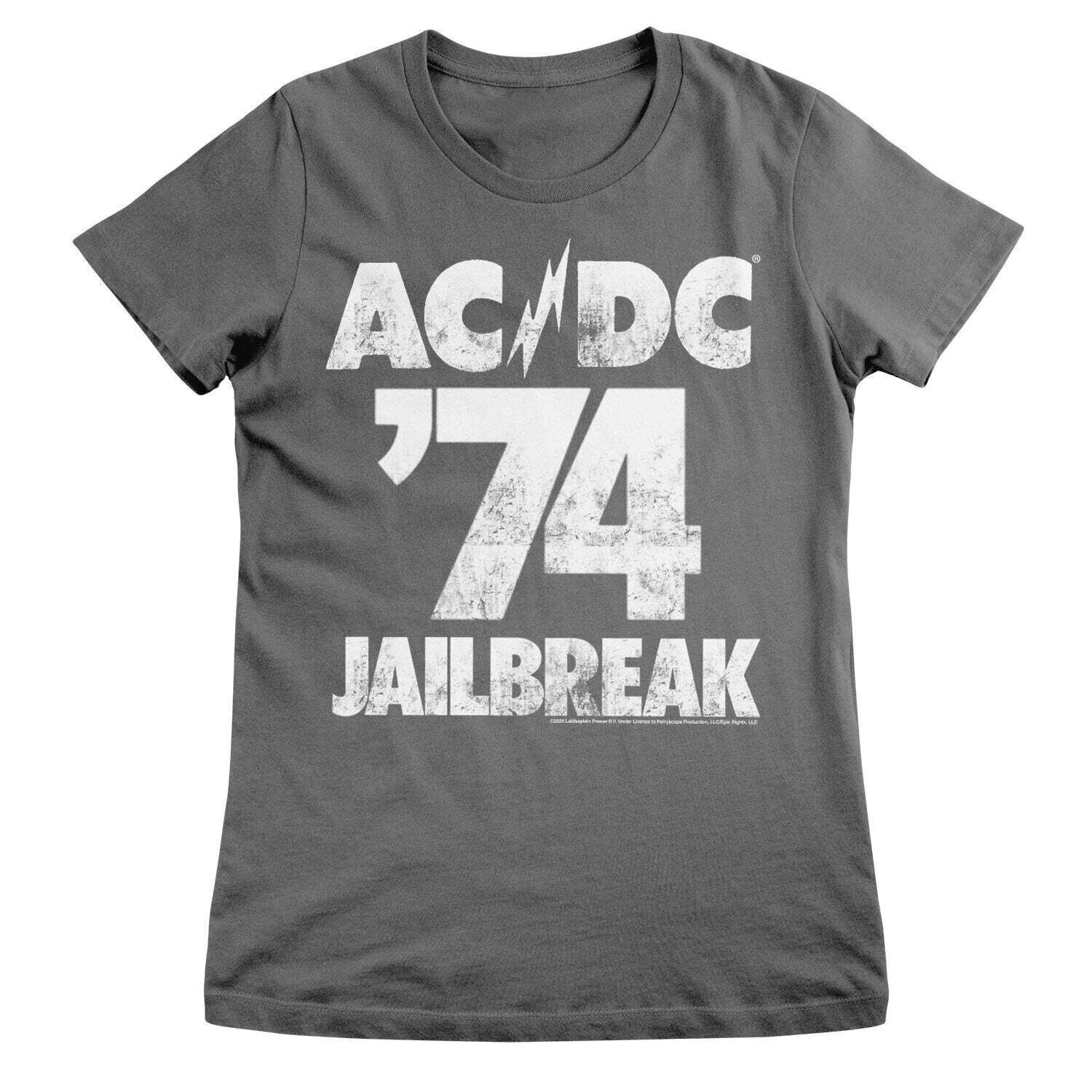 Риза AC/DC 74 Jailbreak Dark Grey L Дамски Риза
