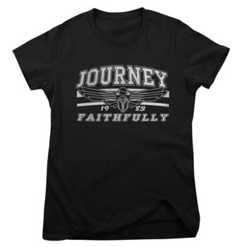 T-Shirt Journey 1983 - Faithfully Black L Ladies T-Shirt - 1