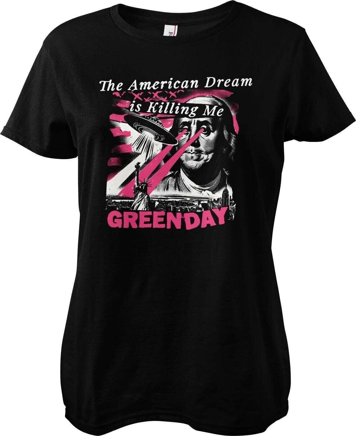 T-shirt Green Day Abduction Black S Feminino T-shirt