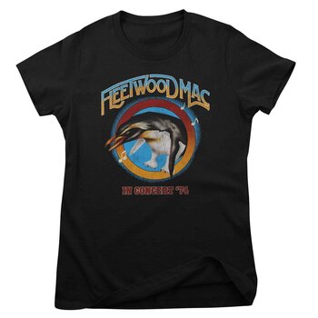 T-shirt Fleetwood Mac Live In Concert'74 Black L Feminino T-shirt - 1