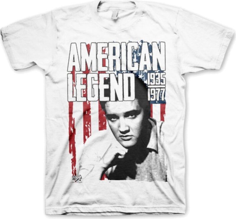 Koszulka Elvis Presley American Legend White 4XL Koszulka