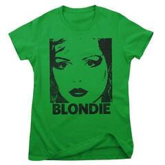 T-Shirt Blondie Face Green XL Ladies T-Shirt