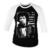 T-shirt Jimi Hendrix Distressed White/Black L T-shirt
