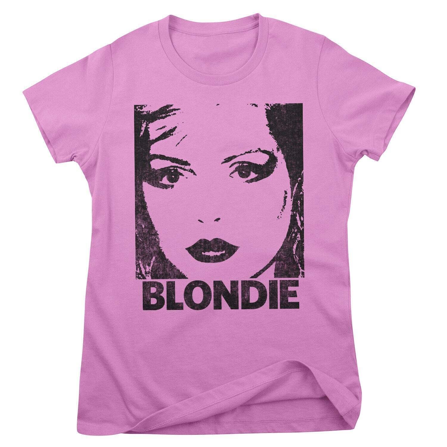 T-Shirt Blondie Face Pink 2XL Ladies T-Shirt