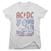 T-Shirt AC/DC 1980 TOUR White M Ladies T-Shirt