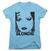 T-shirt Blondie Face Sky Blue S Feminino T-shirt
