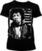 T-Shirt Jimi Hendrix Distressed Black M Ladies T-Shirt