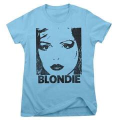 T-shirt Blondie Face Sky Blue XL Feminino T-shirt