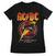 Tričko AC/DC 1981 For Those About To Rock Black M Dámske Tričko