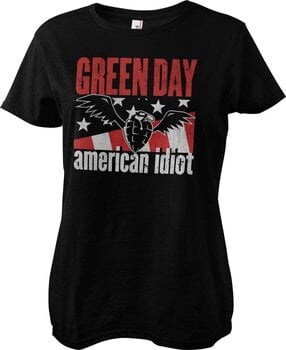 Camiseta de manga corta Green Day American Idiot Black 2XL De mujer Camiseta de manga corta - 1