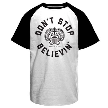 T-shirt Journey Don't Stop Believin' Circle White/Black XL T-shirt - 1