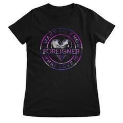 T-Shirt Foreigner I Want To Know What Love Is
